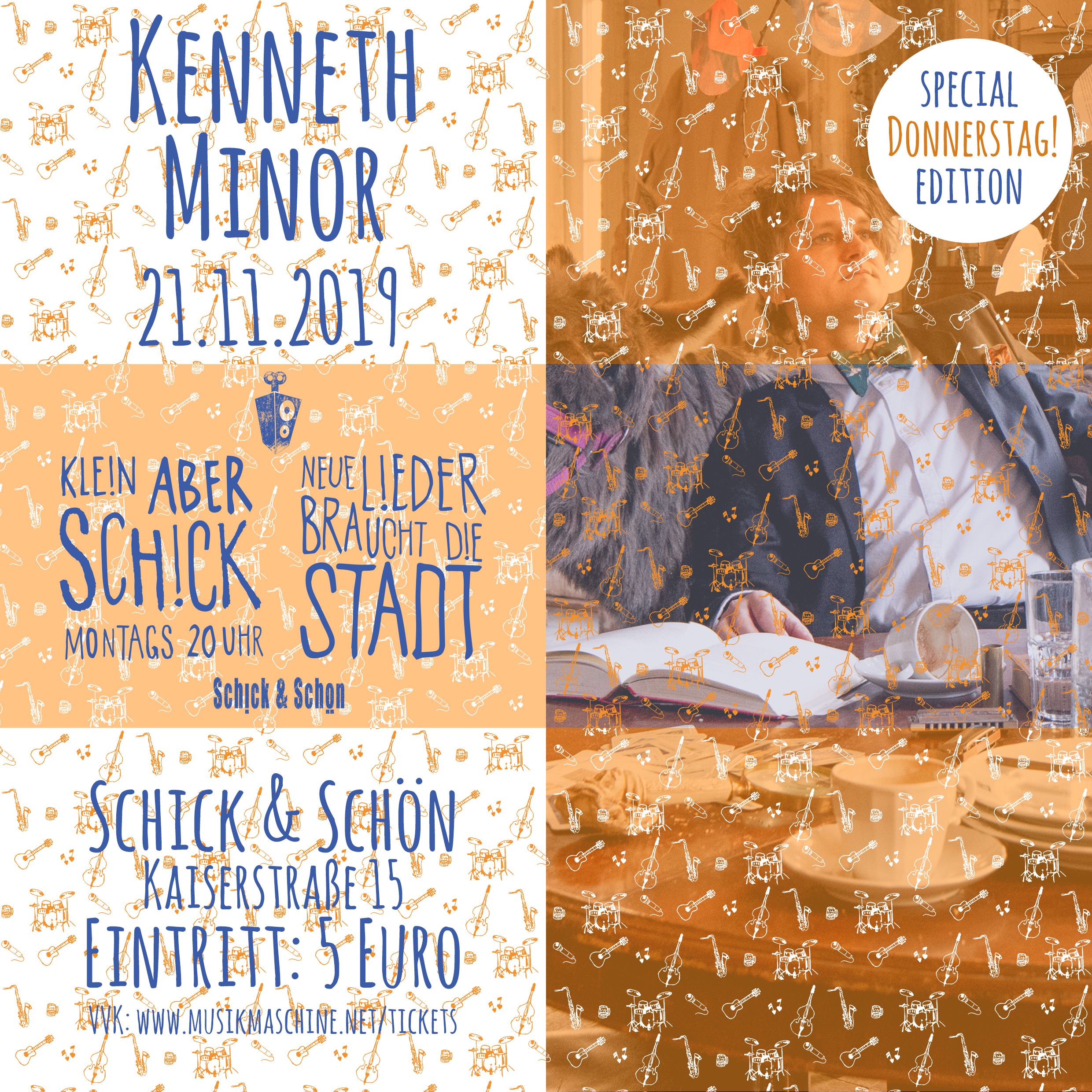 Klein-Aber-Schick-Immer-Montags-schick-und-schön-Mainz-Musikmaschine-Events-Veranstaltungen-Konzerte-Band-Bands-Buchen-Party-Feiern-Donnerstag-special-Kenneth-Minor