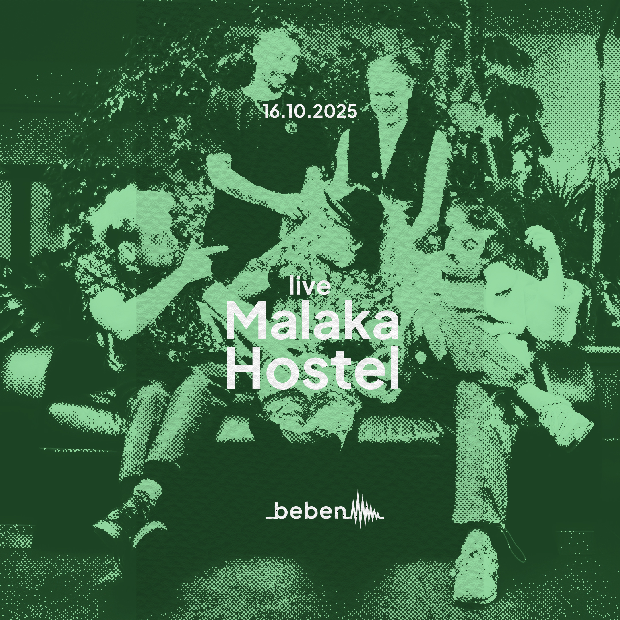 Malaka Hostel-Konzert im beben 